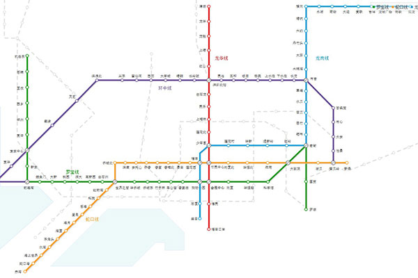 深圳地铁线图图